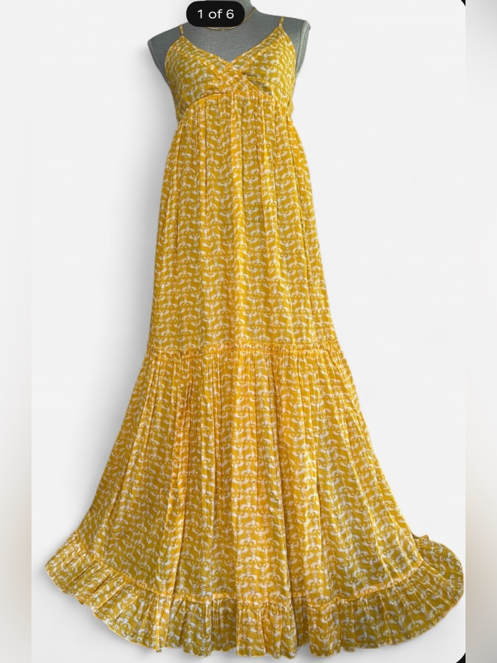 Anthropologie Porridge Printed Maxi Dress -